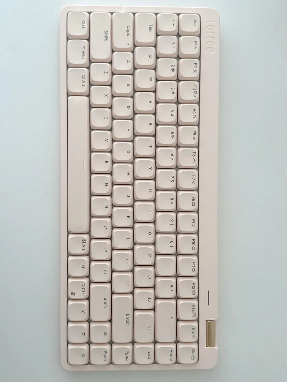 LOFREE Flow Lite Wireless Mechanical Keyboard 84-Key 75% Flamingo Low Profile